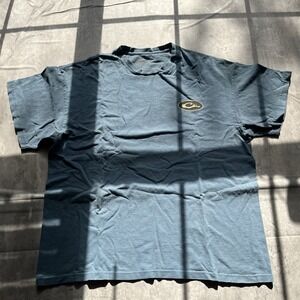 Drake Waterfowl T-Shirt Mens Xl Duck Hunting Lab Retriever Dog Short Sleeve